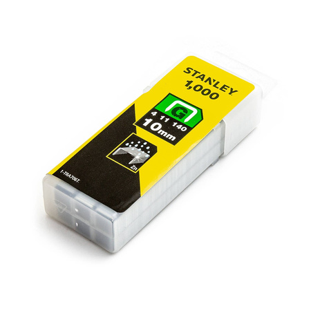 Zszywki typ G (4/11/140) 10mm (1000szt.) Stanley 1-TRA706T