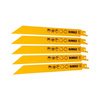Brzeszczoty bimetalowe do pilarek szablowych do metalu 203mm opak. 5 szt. DeWalt DT2353-QZ