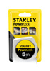 Taśma miernicza Stanley PowerLock chromowana obudowa 5m x 19mm