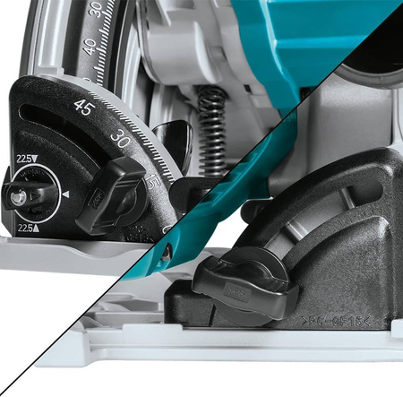 Akumulatorowa ręczna pilarka tarczowa - zagłębiarka 2 x 18V 165mm w walizce MAKPAC Makita DSP600ZJ