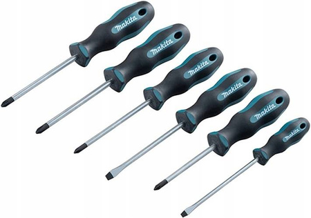 Zestaw wkrętaków 2szt. SL + 2szt. PH + 2szt. PZ Makita E-10528