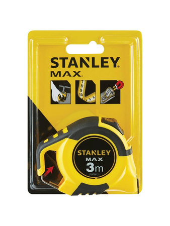 Taśma miernicza Stanley MAX z hakiem magnetycznym 3m x 19mm
