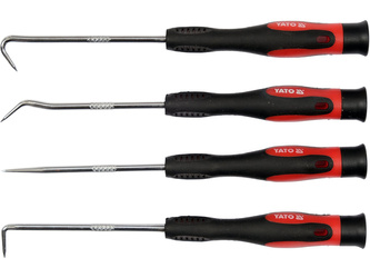 Zestaw haczyków z rękojeścią 4szt. Yato - YT-0843