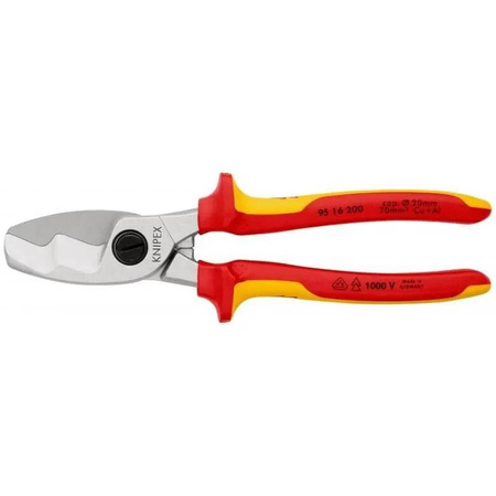 Nożyce do kabli z podwójnym ostrzem Knipex 9516200