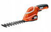 Akumulatorowe nożyce do trawy i żywopłotu Black & Decker GSBD700-QW
