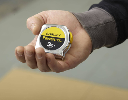 Taśma miernicza Stanley PowerLock metalowa obudowa 3m x 12,7mm