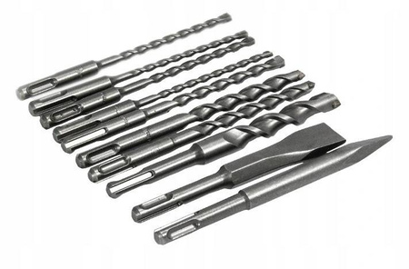 Zestaw dłut i wierteł SDS-PLUS 10szt. Makita D-46361