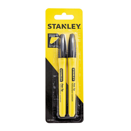 Marker czarny FINETIP 2szt. 0-47-316 Stanley