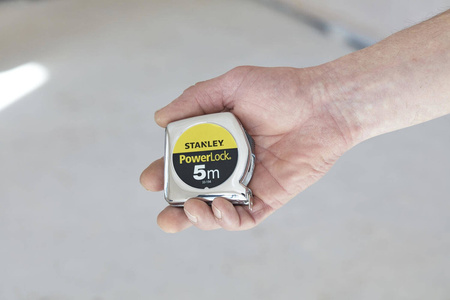 Taśma miernicza Stanley PowerLock chromowana obudowa 5m x 19mm
