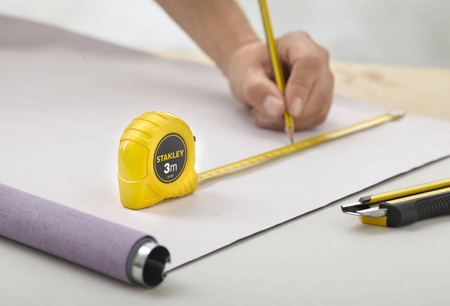 Taśma miernicza Stanley 3m x 12,7mm - karta