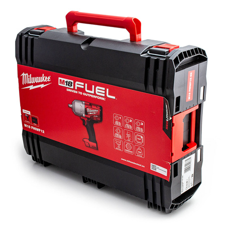 Klucz udarowy 1/2", 1356 Nm, 18 V, M18 FHIWF12-0X FUEL, w walizce, bez wyposażenia Milwaukee 4933459695