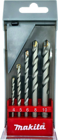 Zestaw wierteł cylindrycznych do betonu 5szt. Makita D-05175
