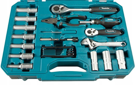 Zestaw 87 szt. narzędzi ręcznych Makita E-08458