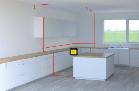Laser krzyżowy samopoziomujący CROSS90 czerwony Stanley