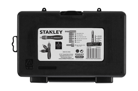 Grzechotka z przegubem 38szt. Stanley 0-63-038