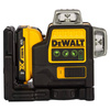 Laser liniowy krzyżowy zielony  12V XR 3x360 1x2Ah DeWalt