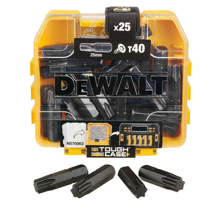Zestaw bitów TORX T40 25mm, 25 szt. DeWalt DT70559T-QZ