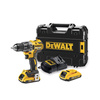Wiertarko-wkrętarka bezszczotkowa 18V XR 2x2Ah kufer DeWalt