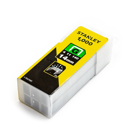 Zszywki typ G (4/11/140) 14mm (1000szt.) Stanley 1-TRA709T