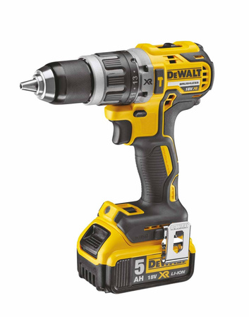 Wiertarko-wkrętarka bezszczotkowa z udarem 18V XR 2x5,0Ah kufer TSTAK DeWalt DCD796P2-QW