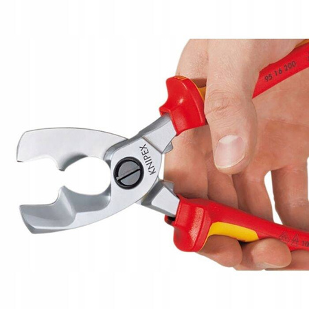 Nożyce do kabli z podwójnym ostrzem Knipex 9516200