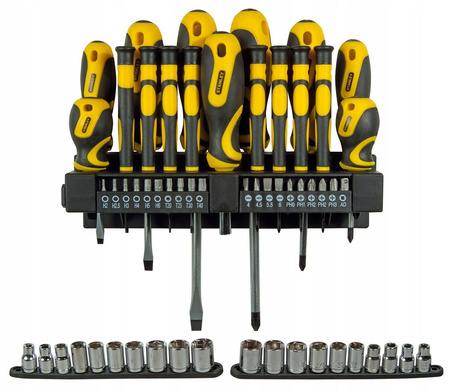 Zestaw wkrętaków STANLEY 57szt. STHT0-62143