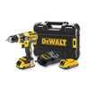 Wiertarko-wkrętarka bezszczotkowa z udarem 18V XR 2x2Ah 13mm DeWalt