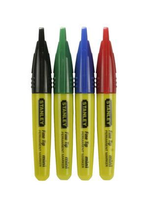 4x mini marker Stanley - karta 2-47-329