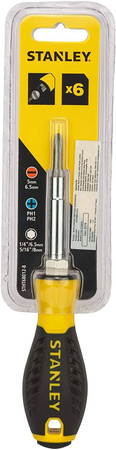 Wkrętak sześciofunkcyjny 7 elementów 0-68-012 Stanley