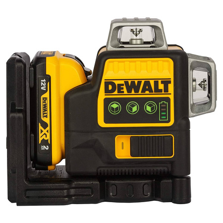 Laser liniowy krzyżowy zielony 12V XR 3x360 1x2Ah DeWalt