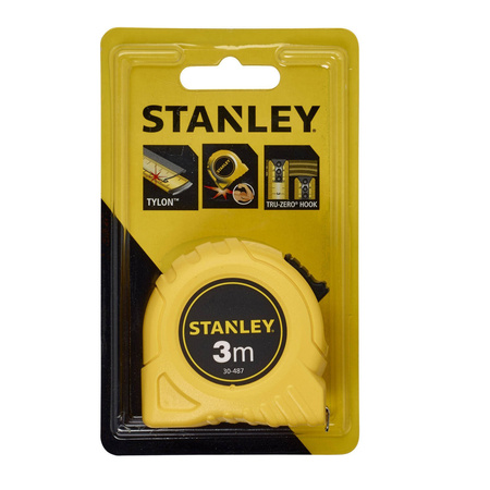 Taśma miernicza Stanley 3m x 12,7mm - karta