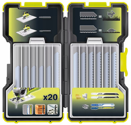 Zestaw brzeszczotów do wyrzynarek (20 szt) Ryobi