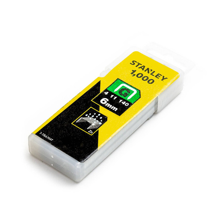 Zszywki typ G (4/11/140) 6mm (1000szt.) Stanley 1-TRA704T