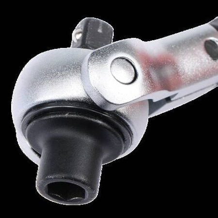 Grzechotka z głowicą obrotową do bitów i nasadek Yato YT-03311