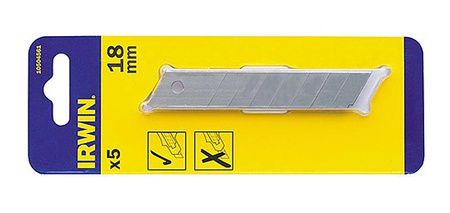 Irwin Ostrze łamane ze stali węglowej 10504561 18 mm (5 szt.)