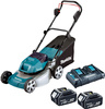 Akumulatorowa kosiarka 2 x 18V Li-ion szerokość koszenia 46cm Makita DLM460PT2