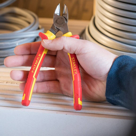 Szczypce diagonalne boczne VDE Stanley FatMax MaxSteel 160mm