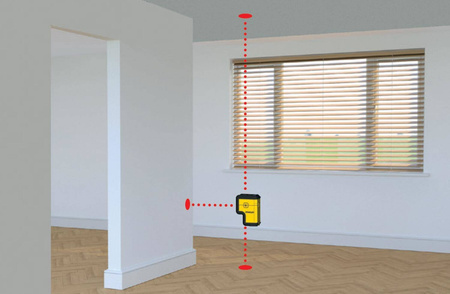 Laser 3-punktowy SPL3 czerwony Stanley