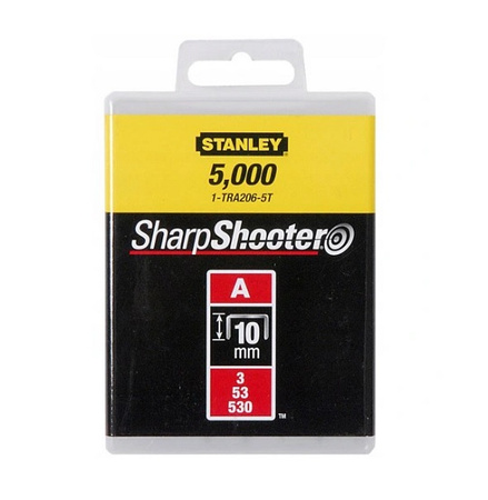 Zszywki 10mm typ A 5000szt Stanley 1-TRA206-5T