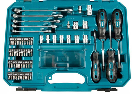 Zestaw 87 szt. narzędzi ręcznych Makita E-08458