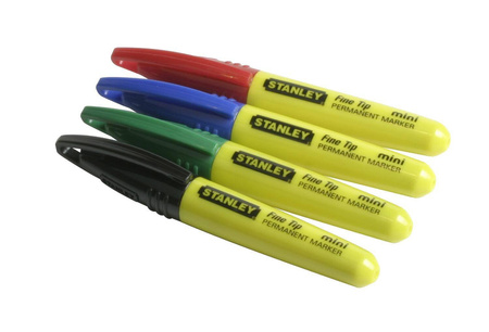 4x mini marker Stanley - karta 2-47-329