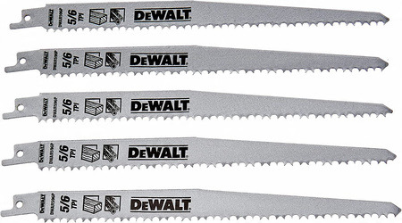 Brzeszczot 240mm 5-6,5 5szt DeWalt DT2352-QZ