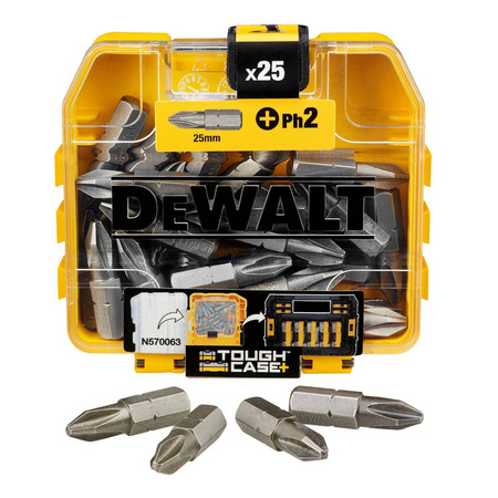 Zestaw bitów do wkrętarki 25szt. Ph2 25mm DeWalt DT71522-QZ