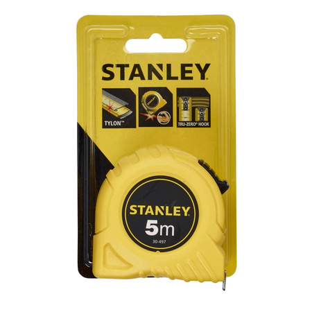 Taśma miernicza Stanley 5m x 19mm - karta