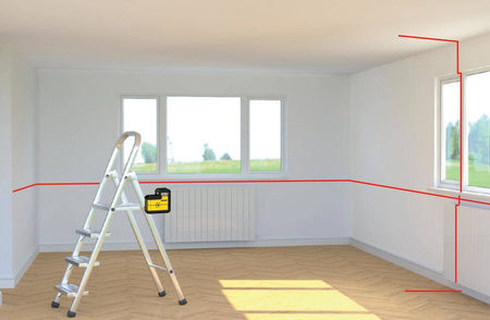 Laser płaszczyznowy CROSS360 czerwony Stanley