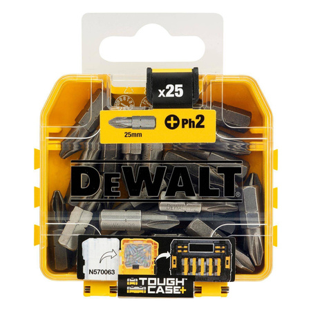 Zestaw bitów do wkrętarki 25szt. Ph2 25mm DeWalt DT71522-QZ