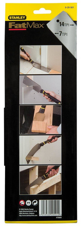 Piła japońska Stanley FatMax 270mm dwustronna 7/14 zęby/cal 0-20-501
