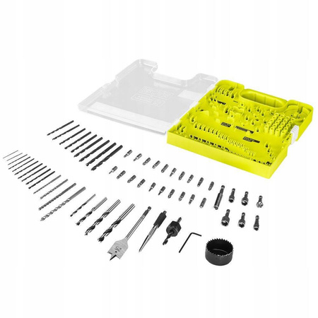 Zestaw wierteł i bitów 60szt. Ryobi