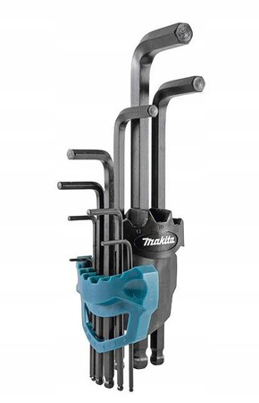 Zestaw kluczy imbusowych z kulką 9szt. Makita B-65894