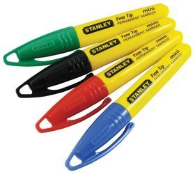 4x mini marker Stanley - karta 2-47-329